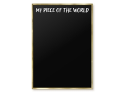 Magnetic Board My Piece Of The World For The Living Room Espelharte (70x100 Cm)