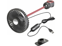 Ventilador Portátil De Cabeça Dupla Para Flash Carro F310 Farol Duplo Com, Assento De Tubo Flexível, Uso Multiangular