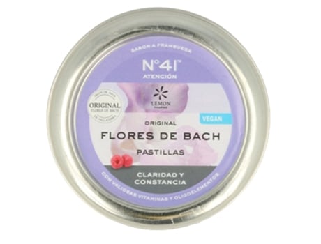 Pastilhas Flores de Bach Nº 4 Concentração Vegan 35 LEMON PHARMA
