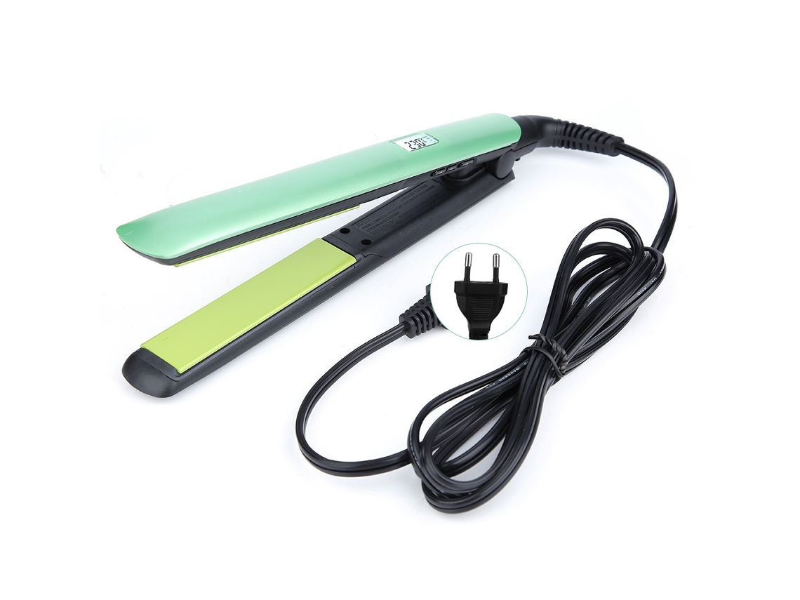 Prancha de cabelo elétrica profissional 2026 com placa de cerâmica para alisar e cachear os cabelos.
