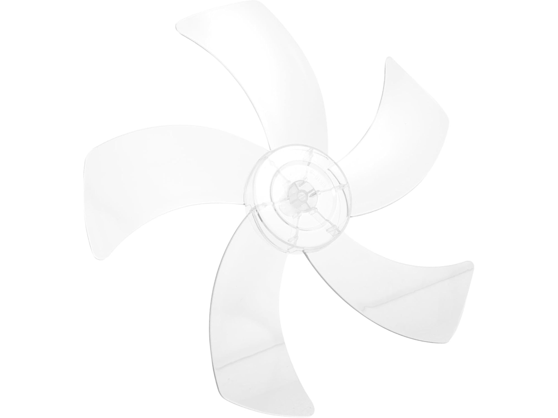 Ventilador De 16 Polegadas Com Cinco Pás De Plástico Transparentes.