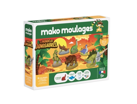 Caixa O Mundo dos Dinossauros MAKO CRÉATIONS  (Idade mínima: 4 anos)