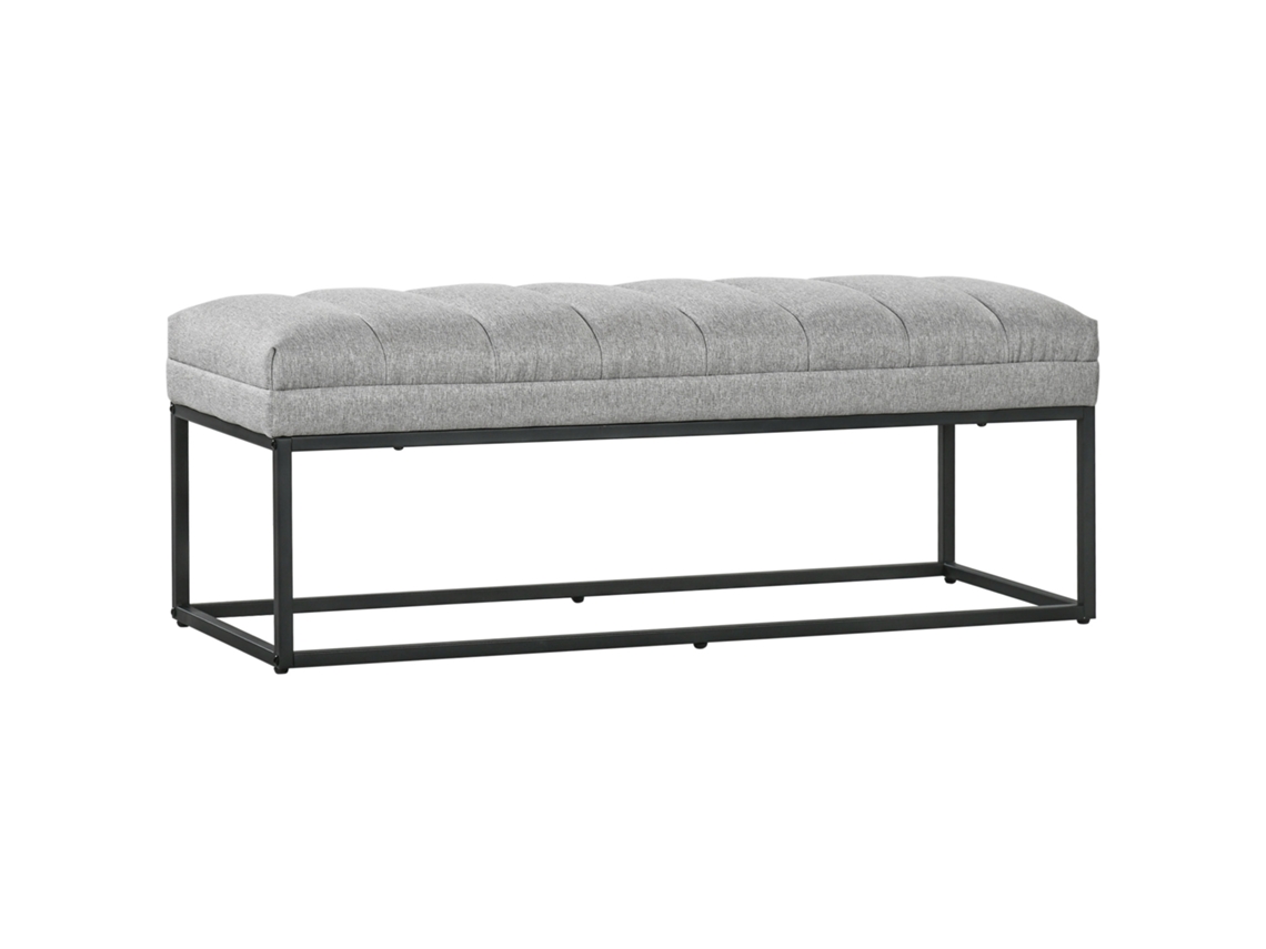 Bancada De Design Industrial, Bancada De Cama, Pernas De Metal, Rosa + Preto