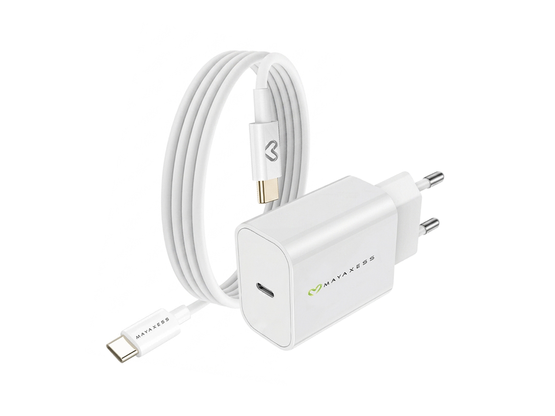 Carregador de Parede para Galaxy Z Flip 7 20w + Cabo Usb c 1m MAYAXESS