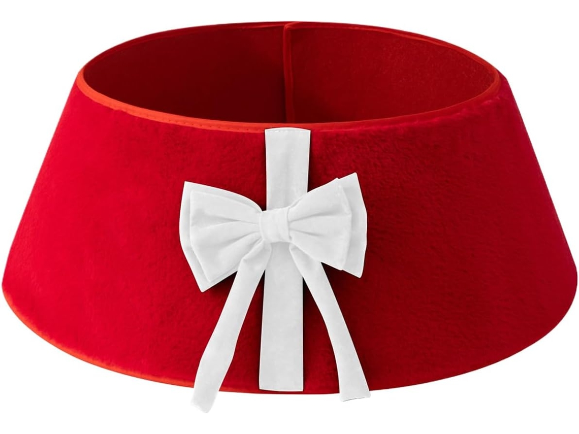 Colar De Árvore De Natal Artificial, Decoração De Inverno De Pelúcia |