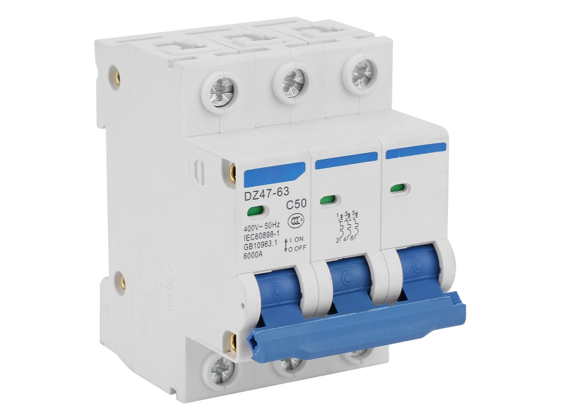 Laxiscreed Disjuntor 3p 50a Para Circuito De 400v - Proteção Eficiente Contra Sobrecargas