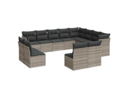 Garden Sofa Set, Garden Sofa Sets Vidaxl Cinzeto Rattan / Vime (n/a)
