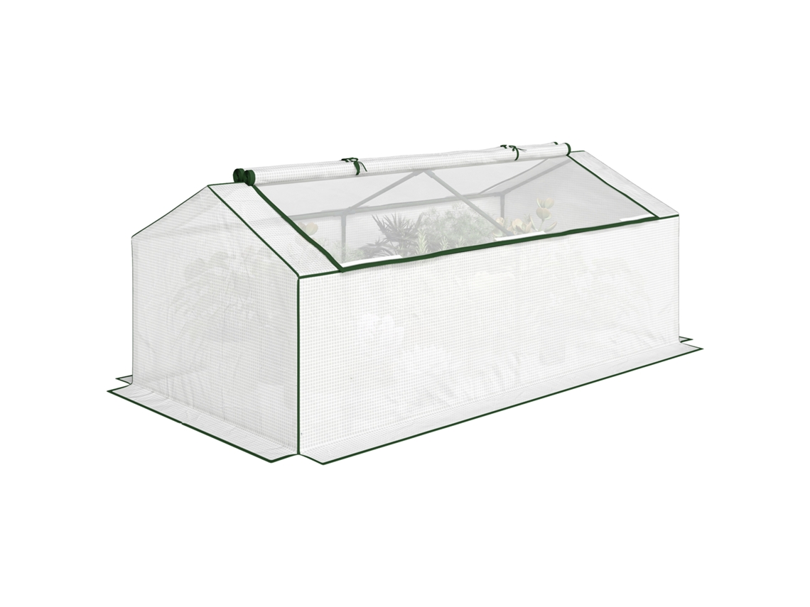 Estufa com Filme de Grade Fernster Pe. Estufa de Alumínio À Prova de Inverno. Estufa 180 X 90 X 70cm Branco Ge