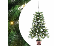 Conjunto 1 Árvore De Natal Vidaxl Verde Polietileno (90 Cm)