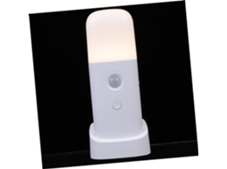 Lâmpada Corporal Com Sensor, Luz Noturna Regulável Em 5 Níveis, Proteção Ocular, Em Abs Para Quartos