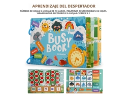 (estilo 6) Livro De Atividades Para Bebês, Ideal Para Jogos Educativos Na Primeira Infância, Um Livro Silencioso Com Adesivos.