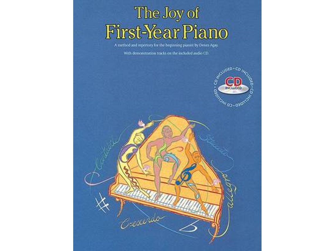 Livro The Joy of First-Year Piano de Denes Agay (Inglês)