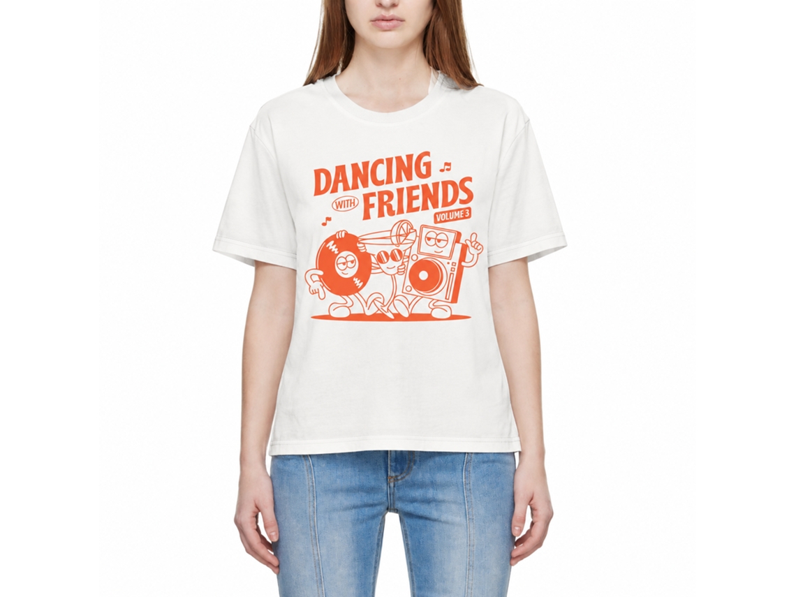 Rockinstone Dancing With Friends Vol.3 Dancing With Friends T-shirt Unique Designer Style