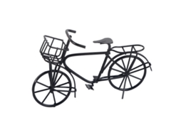 Primerox bicicleta em Metal Miniatura 1:12 para Casinha de Bonecas Acessório de Decoração