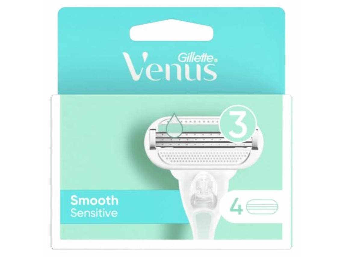 Lâminas Descartáveis GILLETTE Venus Smooth Sensitive Cargador Gillette 4ml