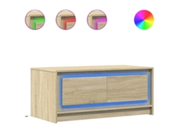 Coffee Table, Coffee Tables Vidaxl Marrom Madeira Processada (n/a)