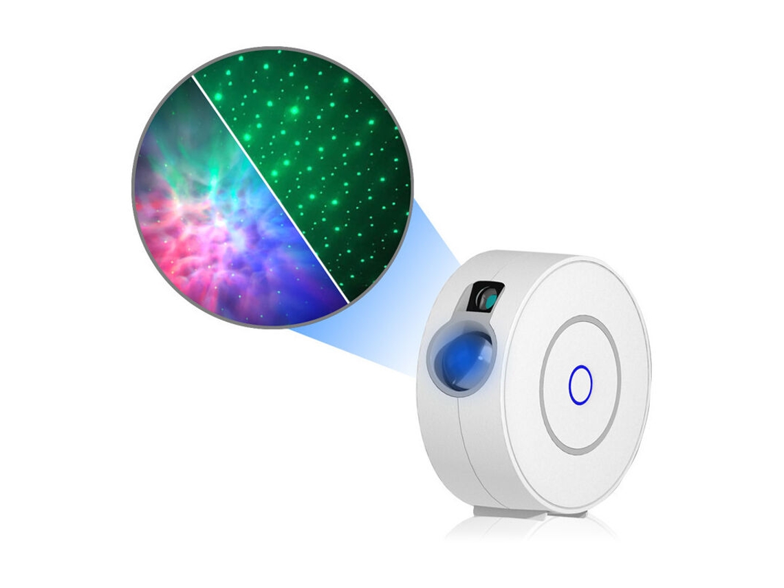 Projetor Estrelas Led Wifi – 16.7m Cores – Controlo Voz