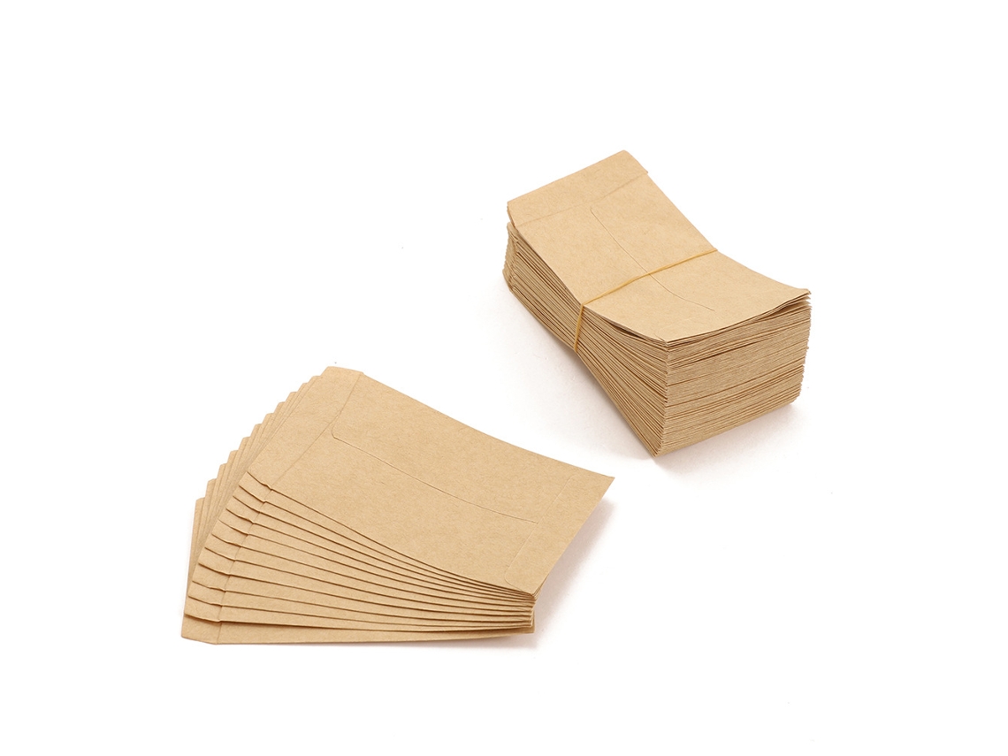 100 Unidades De Pequenos Sacos De Papel Kraft 9x13cm. Sacos De Papel Mini Kraf Dxghc. Aquaforge