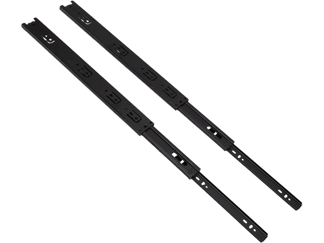 Corrediça De Gaveta Com Rolamento Esferas Extensão Total 16 Polegadas 40, 6cm, 1par, Trilho Lateral Para Armário, Para