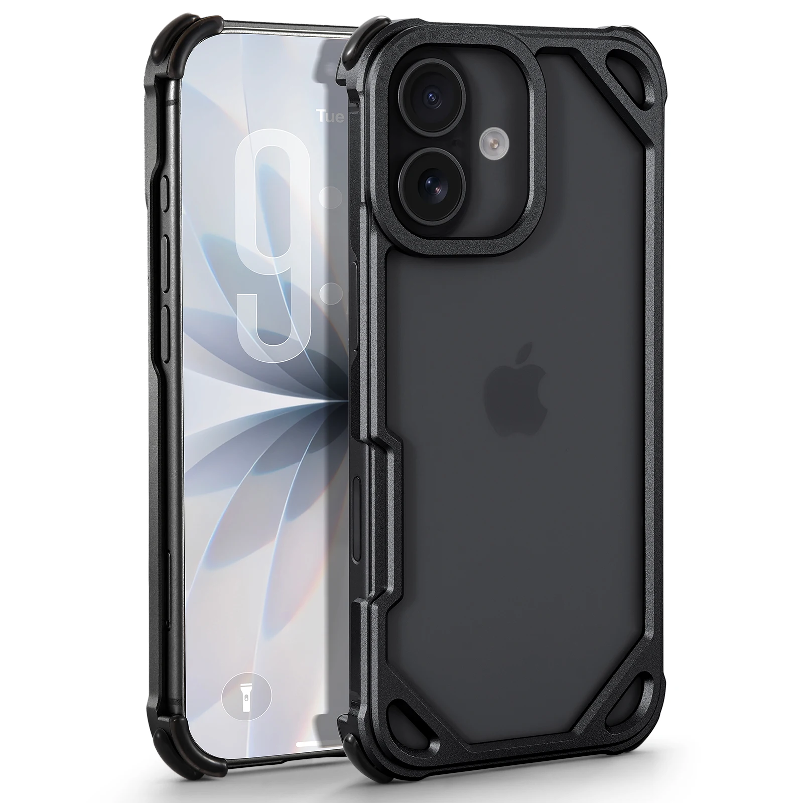 (preto 2 Iphone 17 Pro) Capa Protetora Com Moldura Minimalista, Compatível Com Magsafe, Reforçada Para Proteção Contra Impactos E Quedas.