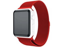 Bracelete Pulseira Milanese Mesh para Apple Watch Series 3 42Mm Red