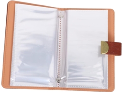 Poupança Caderno Doitool Com Cadeado, Couro Pu Marrom Escuro, Pasta Organizadora Com 100 Envelopes, Planejador