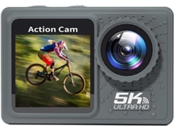 para Vlogs com Microfone Externo e Controle Remoto. Nova Câmera de Ação. SFUSHOS