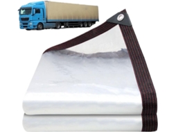 Heavy Duty Clear Tarpaulin 200x200cm Waterproof, Uv Resistant, Reinforced Eyelets Ideal For Outdoor Cover, Protection