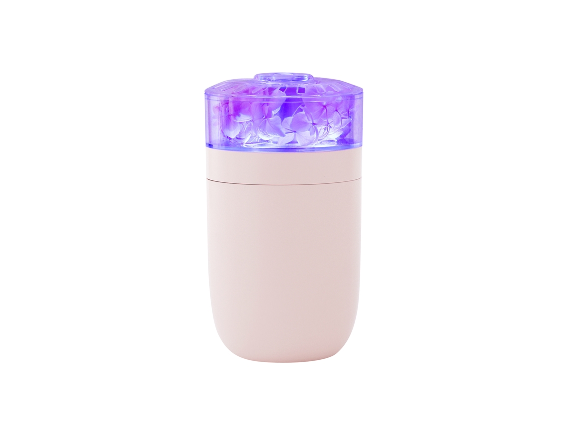 Umidificador de Flores Eternas: Melhora a Qualidade do Ar e Decora com um Toque Rosa BRILVIBERA