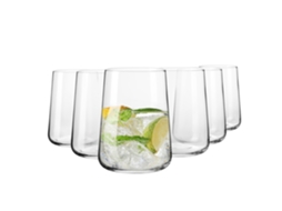 Copos KROSNO GLASS Infinity (Vidro - 6 Un - Transparente - 9.2 x 12.2 )