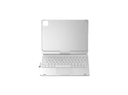 Capa Giratória Com Teclado Retroiluminado Magic Keyboard Para Ipad Air De 13 Polegadas , Cor Prata. Yunzii (2024/2025)