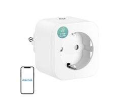 Tomada inteligente Mss305 EU para sistemas domésticos inteligentes e medição de energia Meross