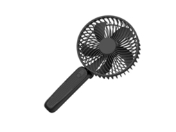 Ventilador de mesa portátil, 10000 Mah, 3 velocidades, dobrável, silencioso BRILVIBERA