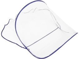Mosquiteiro Azul Respirável Com Design Antiderrapante Para Cama, Camping E Varandas