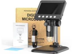 Microscópio Digital de 4,3 Polegadas, Ampliação de 1600x, para Soldagem de Componentes Eletrônicos. SFUSHOS