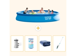 Intex Piscina Easy Set Redonda - 457x84 Cm - 5-peças S201
