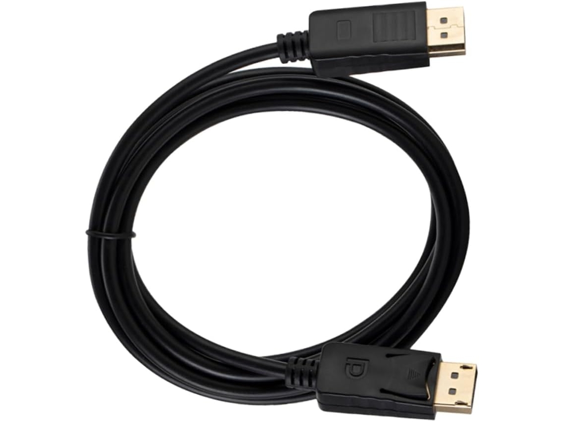 Cabo Displayport Macho De 1,8 M De Alta Definição, Niquelado, Para Computadores Desktop E Laptops. Gokoco