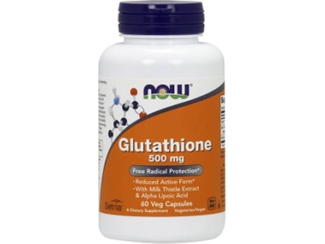 Suplemento Alimentar NOW Glutationa (60 cápsulas vegetais)