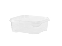 2pcs Recipiente para Freezer Plástico Reutilizável Transparente Empilhável Grande Capacidade | S/MARCA