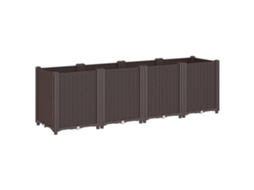 Garden Planter, Garden Planters Vidaxl Marrom Polipropileno (160 X 40 X 53 Cm)