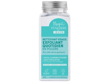 Magic Powders Limpeza Facial Exfoliante Diário Ecológico 45 g WAAM