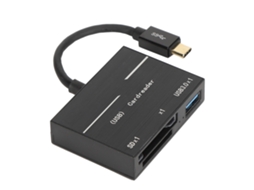 Aetheria leitor de Cartão Xqd com Type c, Usb3.0/2.0, Velocidade Alta, Indicador Led, Plug And Play