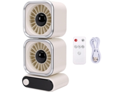 Ventilador De Mesa Pequeno E Silencioso, Portátil, Com Luz Noturna