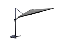 Cesare Guarda-sol  Cinza Deslocado Retangular 3 X 4 M