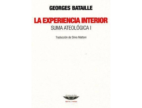 Livro La Experiencia Interior de Georges Bataille (Espanhol)