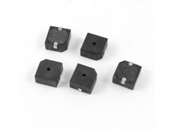 5 Peças Buzzer Smd Quadrado CHABERLU (9,6x9mm) preto dc 30ma