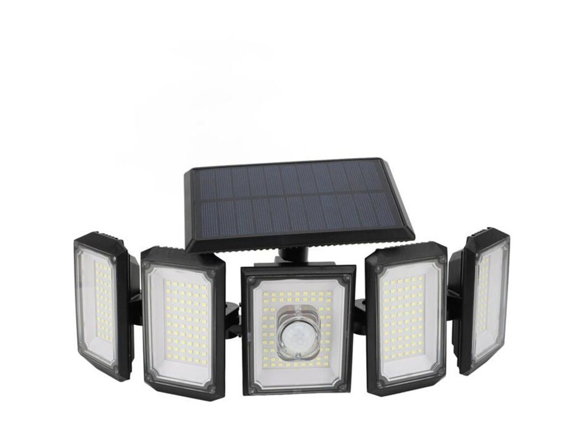 Lámpara Solar Exterior Con Sensor De Movimiento, 300 Led, Para Pared De Garaje, Con Control Remoto, Ip65, Resistente Al Agua, Yyv Brilvibera