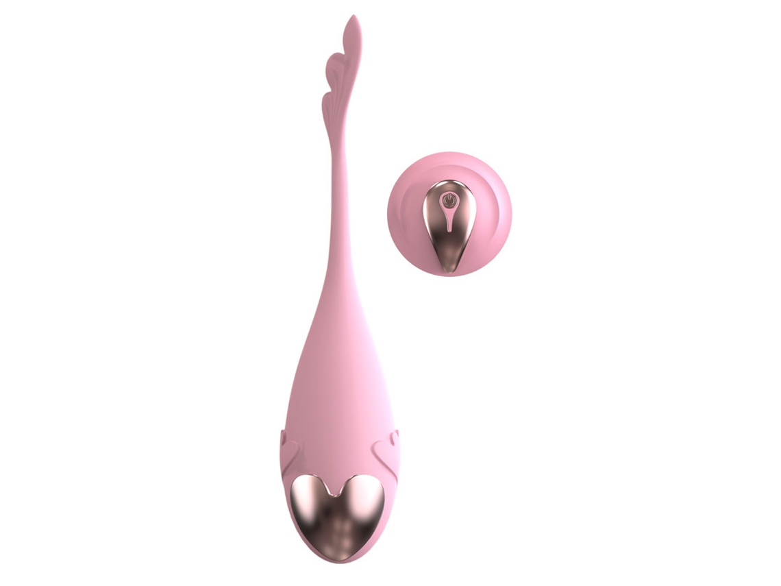 Vibrador De Massagem Com Controle Remoto Sem Fio De 10 Frequncias Para Mulheres (rosa)