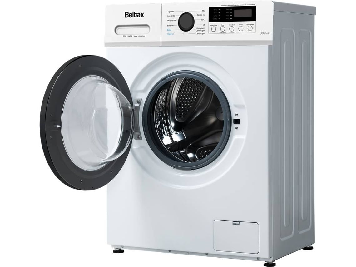 M�quina de Lavar Roupa BELTAX BML1006 (6 Kg - 1000 rpm - Branco)