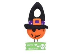 Ornamento De Porta Halloween Abóbora Bruxa